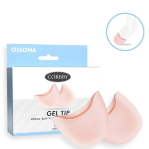 Osłony na palce stóp i przodostopie GEL TIP Corbby
